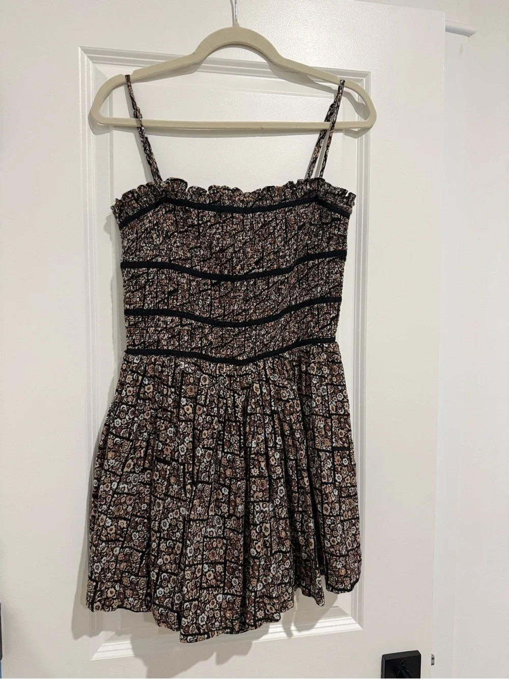 Free People Bali Checked Out Romper